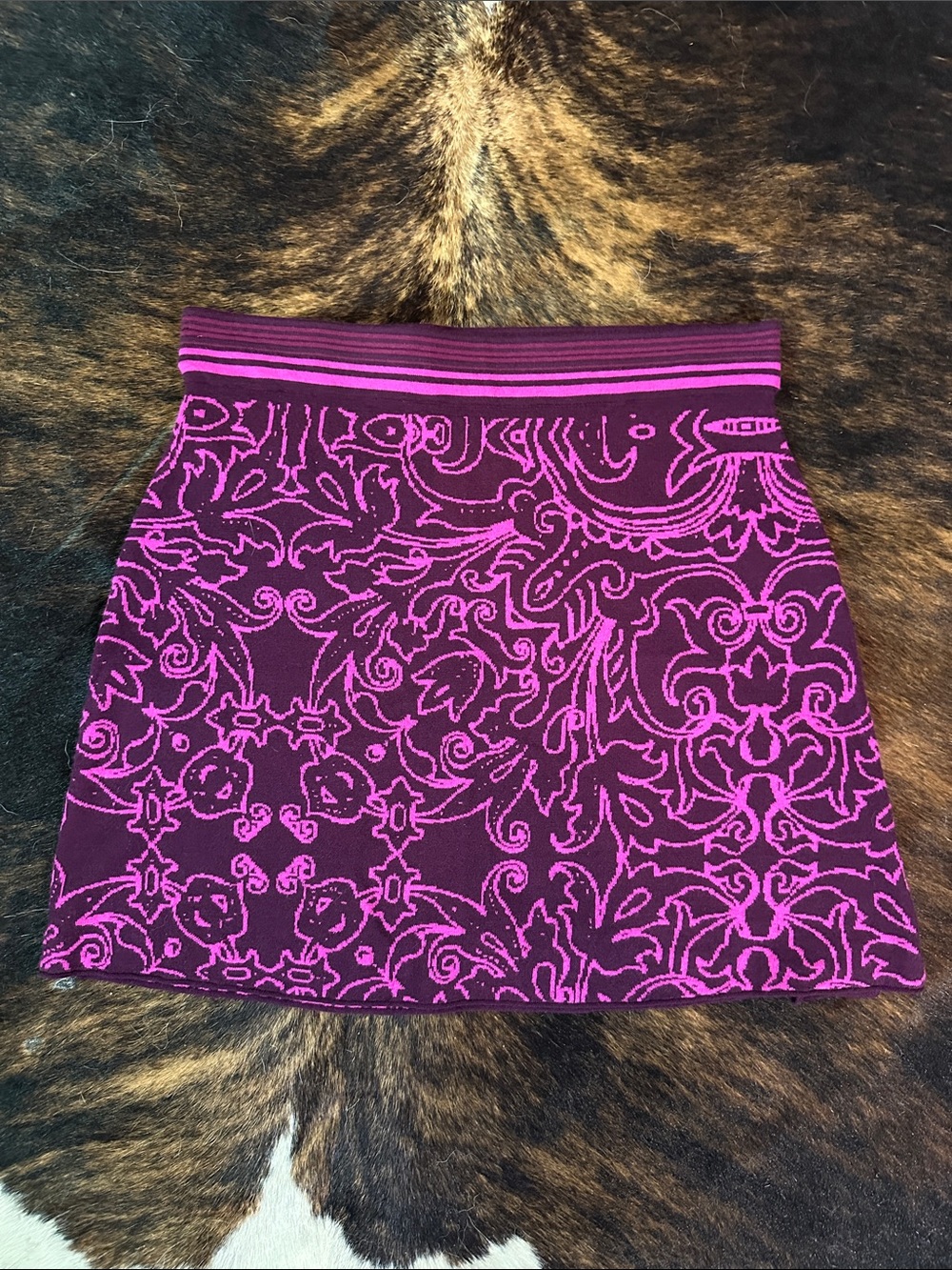 Title Nine Extra Fine Merino Wool Blend Mini Skirt Large, Hepburn Ponte
